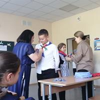 Принятие обучающихся 6 б в Миротворцы 24.10.22